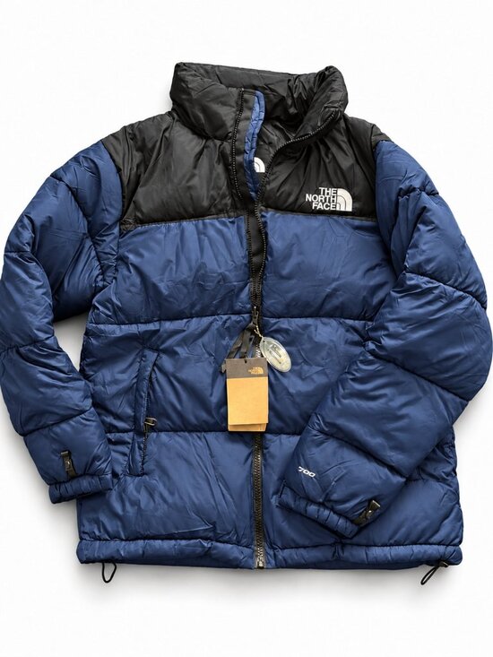 The North Face Other - The North Face 700 Down Hooded Puffer Jacket Navy Black Men L NWT
